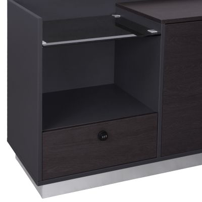 Професионален офис ляв ъгъл Rosewood -200x16x76cm