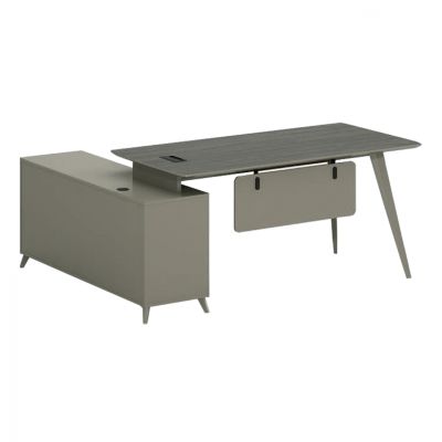 Професионална серия Office Lux 180x140x75 Реверсивен ъглов мока и пепел 