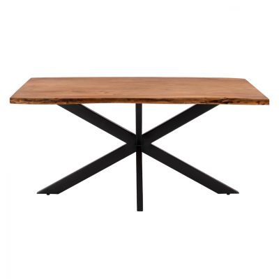 Dining Table 160x90x77 Montana Superior 3.5 thickness Solid Acacia HM8481.11