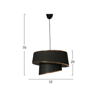 ЛАМПА-МЕТАЛ И ЧЕРЕН ПЛАТ Φ32x70H см.