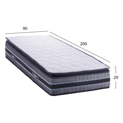 HM657.90-200 DREAMTOPIA mattress, series FRANKLIN, 90X200x29H