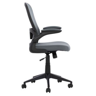 Office Chair FB91178.10, black frame, grey mesh fabric, 60x56x105
