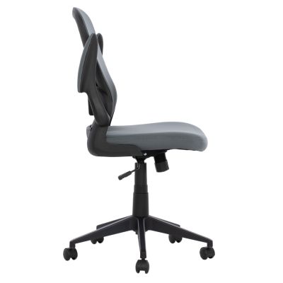 Office Chair FB91178.10, black frame, grey mesh fabric, 60x56x105