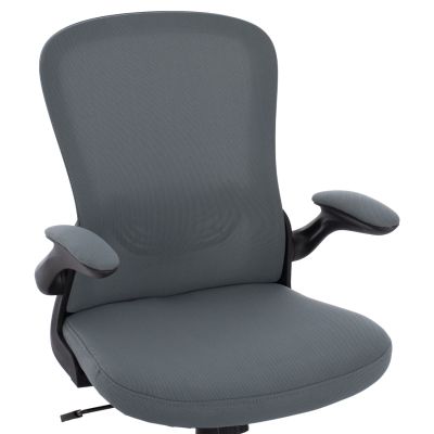 Office Chair FB91178.10, black frame, grey mesh fabric, 60x56x105