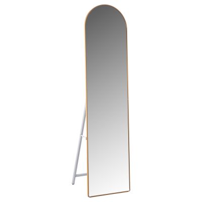 FLOOR STANDING MIRROR JOELY HM9578.30 ALUMINUM FRAME IN GOLD COLOR 40x31x160Hcm.