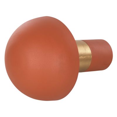 TABLE LAMP PUNE HM4252.08 METAL IN ORANGE-GOLD Φ31x44Hcm.