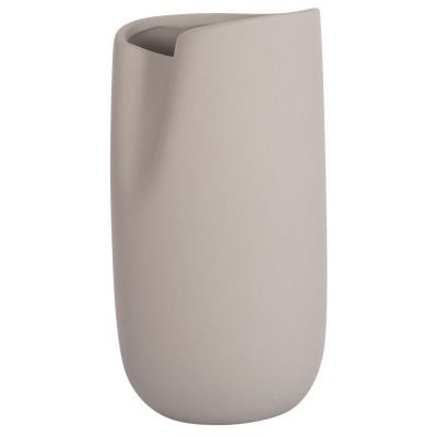 CERAMIC TABLE DECOR GLAZE HM4607.03 MATTE GREY 15,2x15x30Hcm