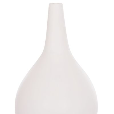 TABLE DECORATIVE VASE DENI HM4663.02L FIBER CEMENT IN WHITE--Φ26x39Hcm