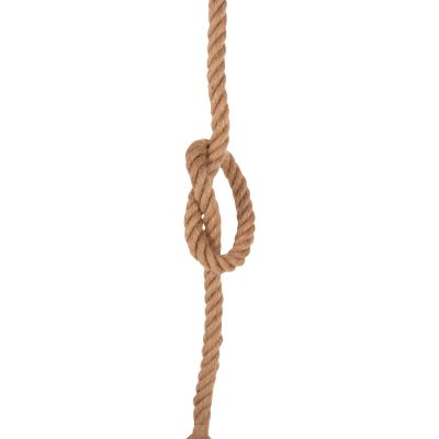 CEILING PENDANT LAMP WITH LIGHT BULB HM11929.02--ROPE 1M LONG AND 2cm THICK-E27 SOCKET