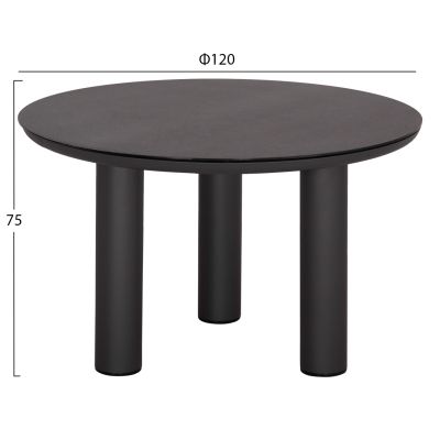 OUTDOOR DINING SET 5PCS SENTI HM11003.01 ALUMINUM & OLEFIN CUSHION COVERS---GREY