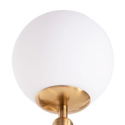 WALL SCONCE HOMY HM4470 METAL BASE IN GOLD-GLASS [E27] 14x21x33Hcm.