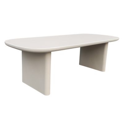 DINING TABLE AZAMI HM6600.02 BEIGE FIBER CEMENT 240x100x75Hcm