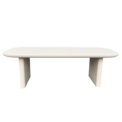 DINING TABLE AZAMI HM6600.02 BEIGE FIBER CEMENT 240x100x75Hcm