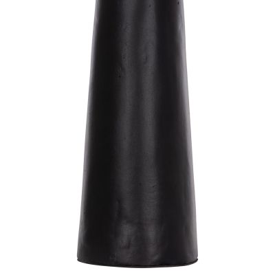 TABLE DECORATIVE VASE LEKKAN HM4664.01L TERRACOTA IN BLACK--Φ18x38Hcm.