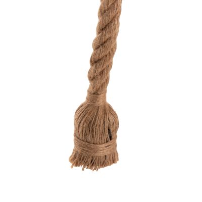 CEILING PENDANT LAMP WITH LIGHT BULB HM11930.01--ROPE 1M LONG AND 2cm THICK-E27 SOCKET