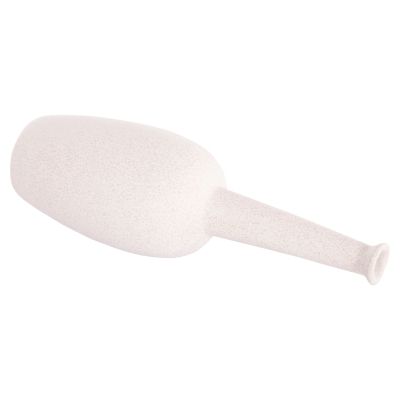 CERAMIC TABLE DECOR ELENDIL HM4591.01 OFF WHITE WITH CRYSTALLIZATION Φ12x39.5Hcm.