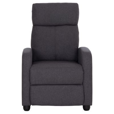 ARMCHAIR WITH PUSH-BACK RELAX MECHANISM DROSEN HM3299.01 GREY FABRIC 68x80x93Hcm.