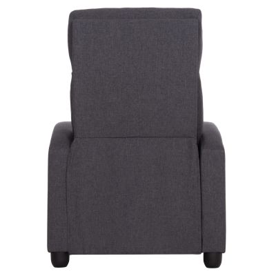 ARMCHAIR WITH PUSH-BACK RELAX MECHANISM DROSEN HM3299.01 GREY FABRIC 68x80x93Hcm.