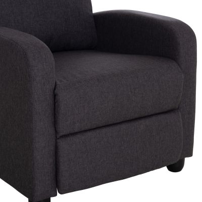 ARMCHAIR WITH PUSH-BACK RELAX MECHANISM DROSEN HM3299.01 GREY FABRIC 68x80x93Hcm.