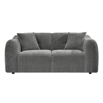 SOFA 2-SEATER JUNOA -GREY FABRIC 172x89x74Hcm.