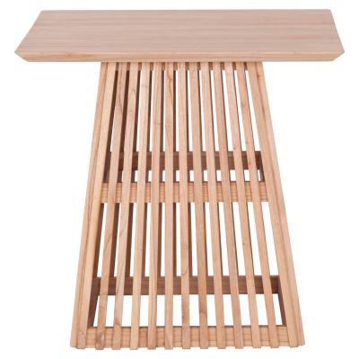 Квадратна трапезна маса FRANTZ 80,5 × 80,5 × 78,5 см – масивно дърво Mindi