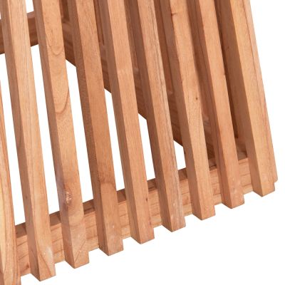 Квадратна трапезна маса FRANTZ 80,5 × 80,5 × 78,5 см – масивно дърво Mindi