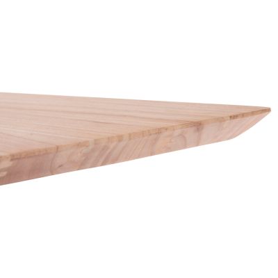 Квадратна трапезна маса FRANTZ 80,5 × 80,5 × 78,5 см – масивно дърво Mindi