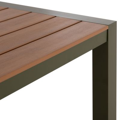 OUTDOOR DINING SET 5PCS HILLIARD HM10998.07 OLIVE GREEN ALUMINUM-POLYWOOD