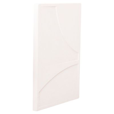 WALL DECOR PANEL RECTANGLE SERIES SANTORINI HM4509 MDF IN OFF-WHITE COLOR 60x4(thickness)x80Hcm.