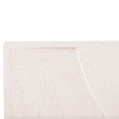 WALL DECOR PANEL RECTANGLE SERIES SANTORINI HM4509 MDF IN OFF-WHITE COLOR 60x4(thickness)x80Hcm.