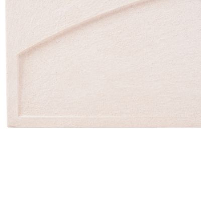 WALL DECOR PANEL RECTANGLE SERIES SANTORINI HM4509 MDF IN OFF-WHITE COLOR 60x4(thickness)x80Hcm.