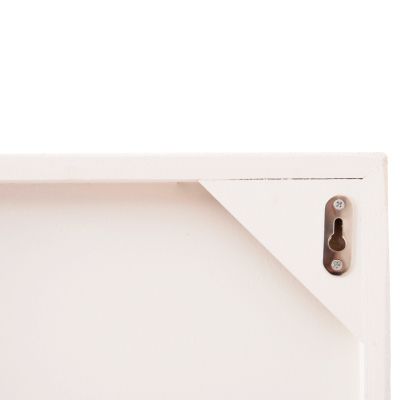 WALL DECOR PANEL RECTANGLE SERIES SANTORINI HM4509 MDF IN OFF-WHITE COLOR 60x4(thickness)x80Hcm.