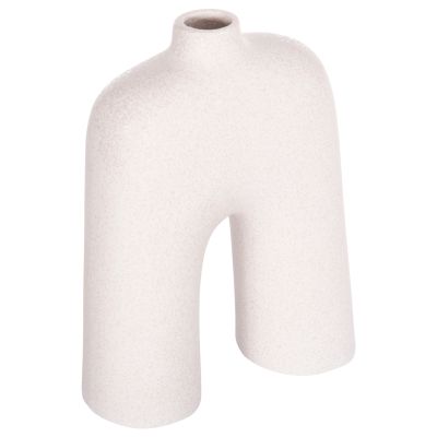 CERAMIC TABLE DECOR SERIES ISIL HM4599.01 OFF WHITE WITH CRYSTALLISATION 22x8x29Hcm.