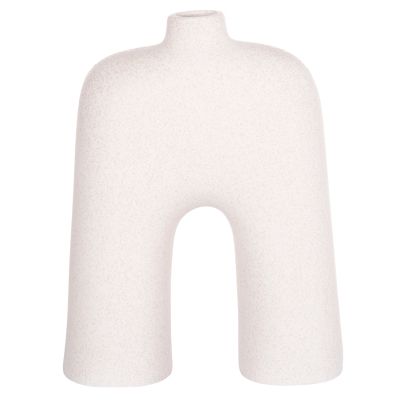 CERAMIC TABLE DECOR SERIES ISIL HM4599.01 OFF WHITE WITH CRYSTALLISATION 22x8x29Hcm.