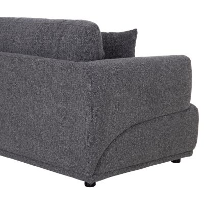 SOFA 3-SEATER STRUCTO-GREY FABRIC 227x94x88Hcm.