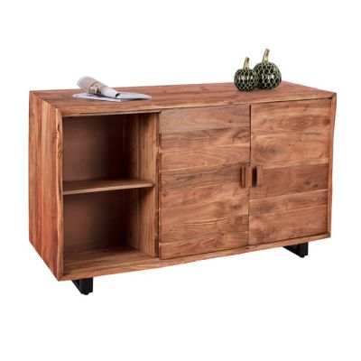 Бюфет HM8184 Никол от акациево дърво масив естествено 160x45x92см