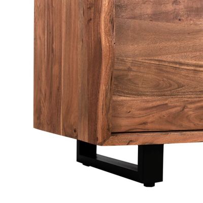 Бюфет HM8184 Никол от акациево дърво масив естествено 160x45x92см