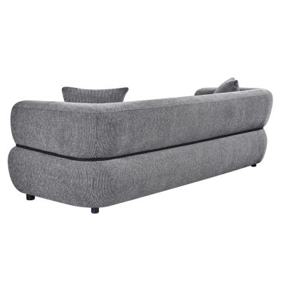 SOFA 3-SEATER ARCTIS HM3327.01 GREY FABRIC 229x88x88Hcm.