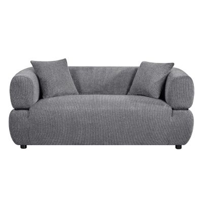 SOFA 2-SEATER ARCTIS HM3328.01 GREY FABRIC 169x88x88Hcm.
