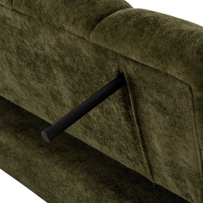 SOFABED MELU HM3314.03 GREEN FABRIC--POCKET SPRINGS SEAT 245x90x85Hcm.