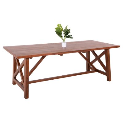 DINING TABLE TRON HM9404.01 TEAK WOOD 220X100X80Hcm.