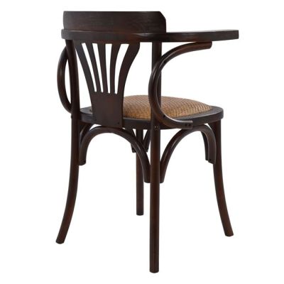 Дървен стол Vienna Type Antique кафяв HM0180.03 с мат 58,5x49,5x77 см