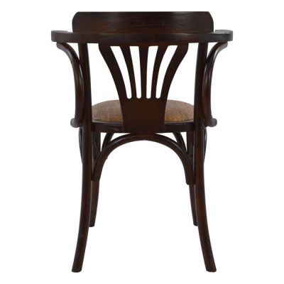 Дървен стол Vienna Type Antique кафяв HM0180.03 с мат 58,5x49,5x77 см