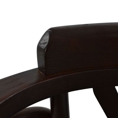 Дървен стол Vienna Type Antique кафяв HM0180.03 с мат 58,5x49,5x77 см