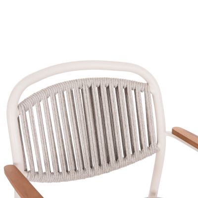 ΠΟΛΥΘΡΟΝΑ DEXTER SM6205.02 ΚΡΕΜ ΑΛΟΥΜΙΝΙΟ-ΜΠΕΖ P.E. ΣΧΟΙΝΙ & OLEFIN ΥΦΑΣΜΑ-ΤΕΑΚ ΜΠΡΑΤΣΑ