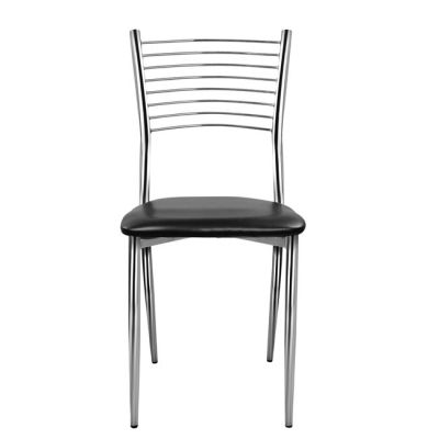 Chair Elvira HM0025.02 seat from black PU 40X44X83 cm