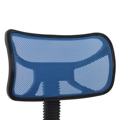 Офис стол HM1026.06 син с мрежеста дамаска 40,5x50,5x91,5 см.