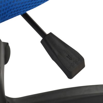 Офис стол HM1026.06 син с мрежеста дамаска 40,5x50,5x91,5 см.