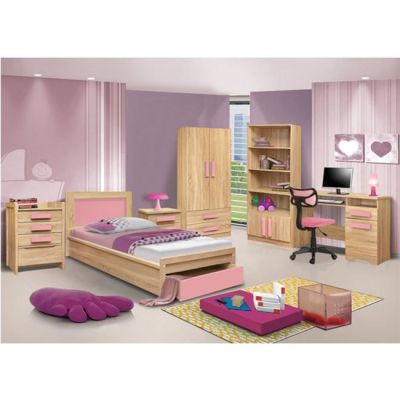 Nightstand table Playroom Sonama-Pink HM331+HM336.02 40Χ48Χ39cm