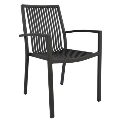 DINING CHAIR BRONCA HM5130.02 GREY ALUMINUM 54,2x59x83,5Hcm.